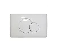 Placca Di Scarico Doppio Tasto Bianca 5102810 Faismilani