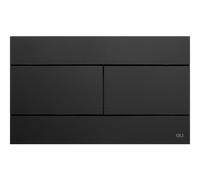 PLACCA DI SCARICO SLIM DUAL NERA OPACA PER CASSETTA OLI 0659056