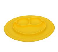 Placca Di Silicone Integrata In Silicone Per Bambini Impermeabile Antiscivolo Che Alimenta Il Piatto Del Comparto Pastiglie Giallo