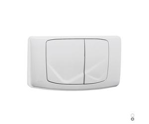 Placca doppia scarico rios valsir bianco