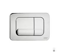 Placca Doppio Scarico Tropea Valsir - Cromato Lucido