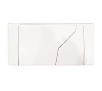 Placca doppio tasto azionamento meccanico compatibile con cassette incasso Redi,
