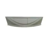 Placca Due Tasti Bianca Ricambio Coperchio CP010BB Errepierre