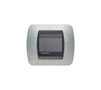 Placca Elettrica 2 Posti BTicino L4802NA Living Light - Grigio Native