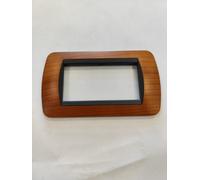 Placca Elettrica 4 Moduli BTicino L4804LCA Living International - Legno