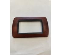 Placca Elettrica 4 Moduli BTicino L4804LMG Living - Legno Mogano