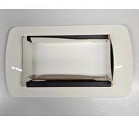 Placca Elettrica 4 Posti BTicino L4804BA Living - Bianco