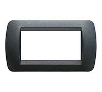 Placca Elettrica 4 Posti BTicino L4804BD Living - Blu Solid