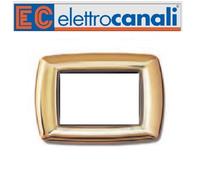 PLACCA ELETTROCANALI SERIE MYLIFE PVC BIANCO NERO GRIGIO AVORIO LEGNO RAME AL...