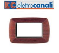 PLACCA ELETTROCANALI SERIE MYLIFE PVC BIANCO NERO GRIGIO AVORIO LEGNO RAME AL...