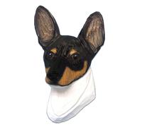 Placca Figurativa Testa Di Fox Terrier Tri Toy
