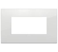 Placca fit 4 moduli, metallo, polar matt VIMAR 19954.26