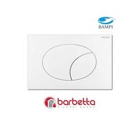 PLACCA FLOW BIANCA 335x165 RICAMBIO BAMPI CPLAFLOW1