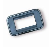 Placca Frascio 3 moduli antracite compatibile bTicino living classic