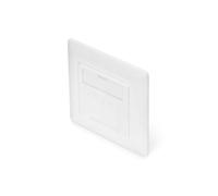 Placca frontale Digitus DN-93617 Keystone bianca senza viti 80x80 mm