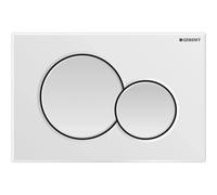 Geberit 115.770.11.5 Placca di Comando Sigma 01 per Risciacquo a due Quantità, Bianco