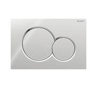 Placca Geberit Sigma01 RouCromato Lucido Doppio Tasto | 115.770.21.5 Cromato