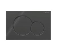 Placca Geberit Sigma01 RouNero Doppio Tasto | 115.770.DW.5 Nero