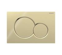 Placca di azionamento Geberit Sigma01 placca di azionamento per 2-flush (Samba nuovo), Colorazione: acciaio inox zincato - 115.770.DT.5