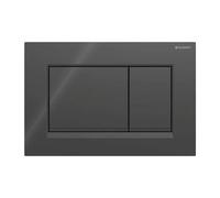 Placca Geberit Sigma20 Square Nero / Nero Opaco Doppio Tasto (ex Sigma30) | 115.