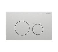 Placca Geberit Sigma40 RouAcciaio Inox Spazzolato Doppio Tasto | 115.628.FW.1
