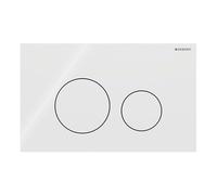 Geberit Sigma40 placca di azionamento Round, 115628SI1, Round Sigma40 [Placche di Scarico > per WC]