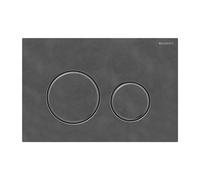 Placca Geberit Sigma50 RouArdesia Mustang / Nero Cromato Doppio Tasto | 115.6