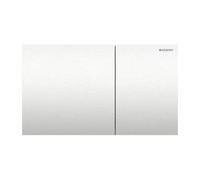 Placca di comando Geberit Sigma70 per 2 sciacquoni, 115.622., Colorazione: Acciaio inox spazzolato, rivestimento facile da pulire - 115.622.FW.1