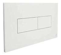 PLACCA PER CASSETTA AD INCASSO IDEA 2 PULSANTI Bianca