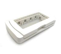 Placca idrobox Joy compatibile Bticino Matix IP55 3 moduli bianco - S5003B
