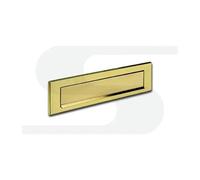 PLACCA IMBUCALETTERE SILMEC S661 OTTONE LUCIDO MM.330X85 COD.10-661.61 - Ferre