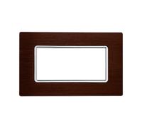 Placca In Alluminio Serie Solar 4P Colore Bronzo Compatibile Con Bticino Matix