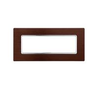Placca In Alluminio Serie Solar 6P Colore Bronzo Compatibile Con Bticino Matix