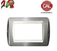 PLACCA IN OTTONE MASSICCIO COMPATIBILE BTICINO LIVING LIGHT
