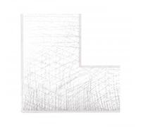 Placca in plastica 4 moduli colore Bianco 3D