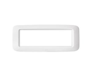 Placca in tecnopolimero Ave Banquise Sistema 45 6 Moduli Bianco lucido 45PY06BB