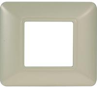 PLACCA IN TECNOPOLIMERO COMPATIBILE CON SERIE BTICINO MATIX 2-3-4-6 MODULI COLORI ASSORTITI (2 MODULI, SABBIA)