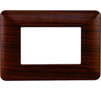 PLACCA IN TECNOPOLIMERO COMPATIBILE CON SERIE BTICINO MATIX 2-3-4-6 MODULI COLORI ASSORTITI (3 MODULI, RADICA)