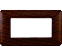 PLACCA IN TECNOPOLIMERO COMPATIBILE CON SERIE BTICINO MATIX 2-3-4-6 MODULI COLORI ASSORTITI (4 MODULI, RADICA)