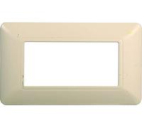PLACCA IN TECNOPOLIMERO COMPATIBILE CON SERIE BTICINO MATIX 2-3-4-6 MODULI COLORI ASSORTITI (4 MODULI, SABBIA)