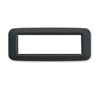 Placca in tecnopolimero Ave Banquise Sistema 45 6 Moduli Grigio Noir 45PY06GN