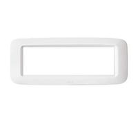 Placca in tecnopolimero Ave Banquise Sistema 45 6 Moduli Bianco lucido 45PY06BB
