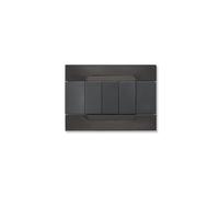 Placca Kadra Metallo Nickel Nero 3M (Urmet Cod. 10903.92)