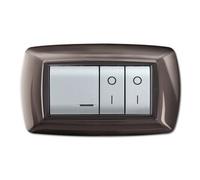 Placca Life Living Plast Alluminio Notte 4P