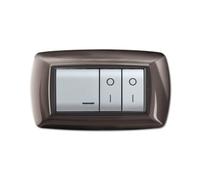 PLACCA LIFE LIVING PLAST ALLUMINIO NOTTE 4P