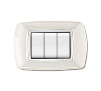 PLACCA LIFE LIVING PLAST BIANCO 3P CORNICE BIANCO