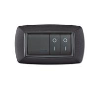 PLACCA LIFE LIVING PLAST GRIGIO NOTTE VULCAN 4P