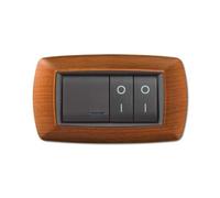 PLACCA LIFE LIVING PLAST LEGNO CHIARO 4P