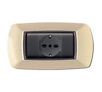 PLACCA LIFE MOD LIVING PLAST AVORIO 4P