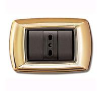 Placca Life Mod. Living Plast. Oro 3P